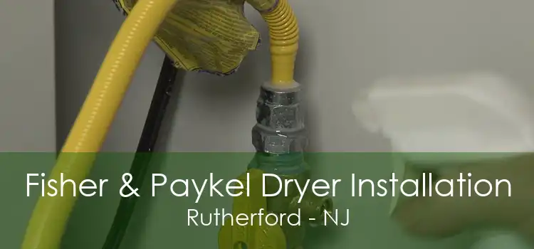 Fisher & Paykel Dryer Installation Rutherford - NJ