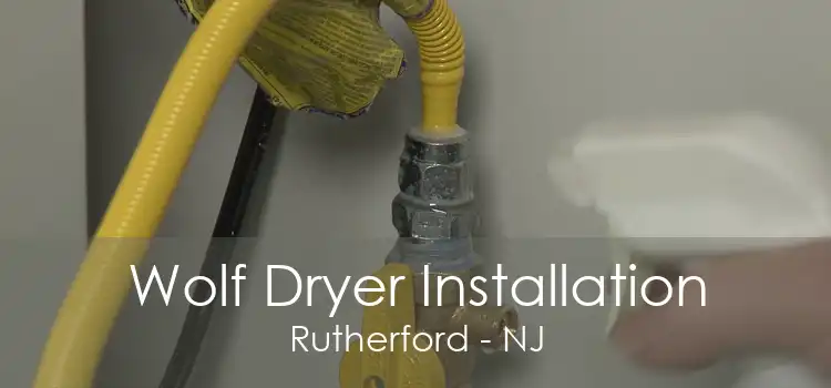 Wolf Dryer Installation Rutherford - NJ